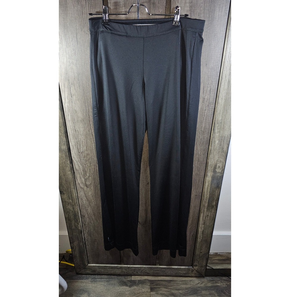 Adidas Women Black Climalite Athletic Track Pants Lounge Sweatpants Sz L